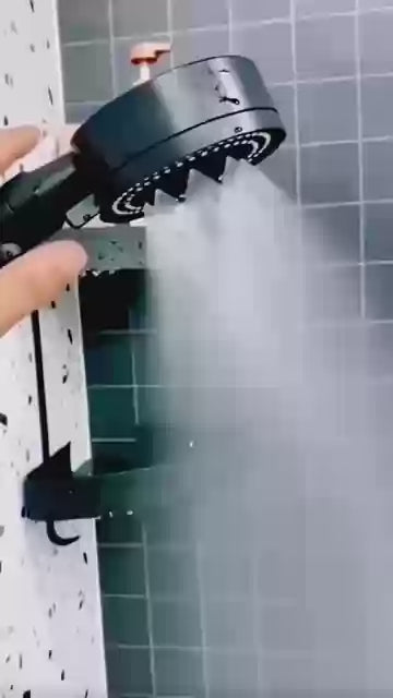 Household bathtub high-pressure shower nozzle turbine handheld shower nozzle