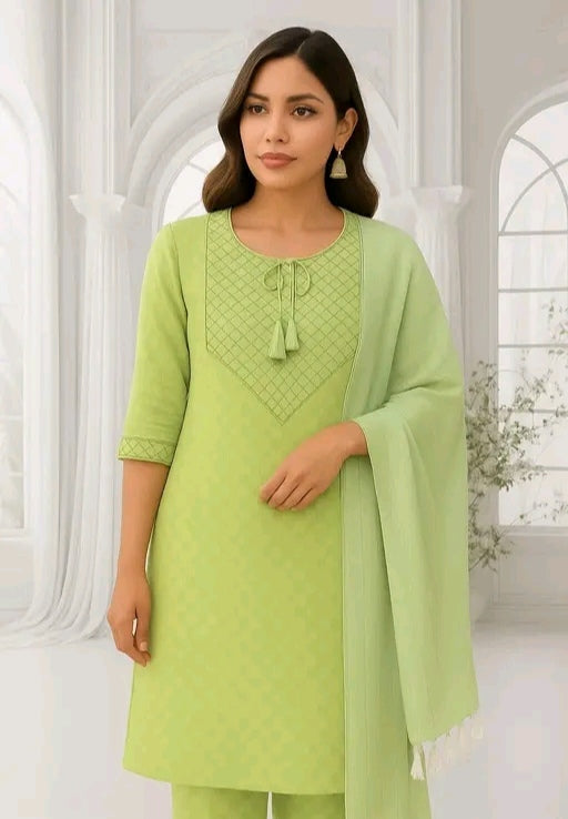 Khadi Cotton Kurti set for Women Nd Girls