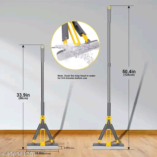 Multi-Purpose Foldable Floor Cleaning Squeeze Mop Wiper